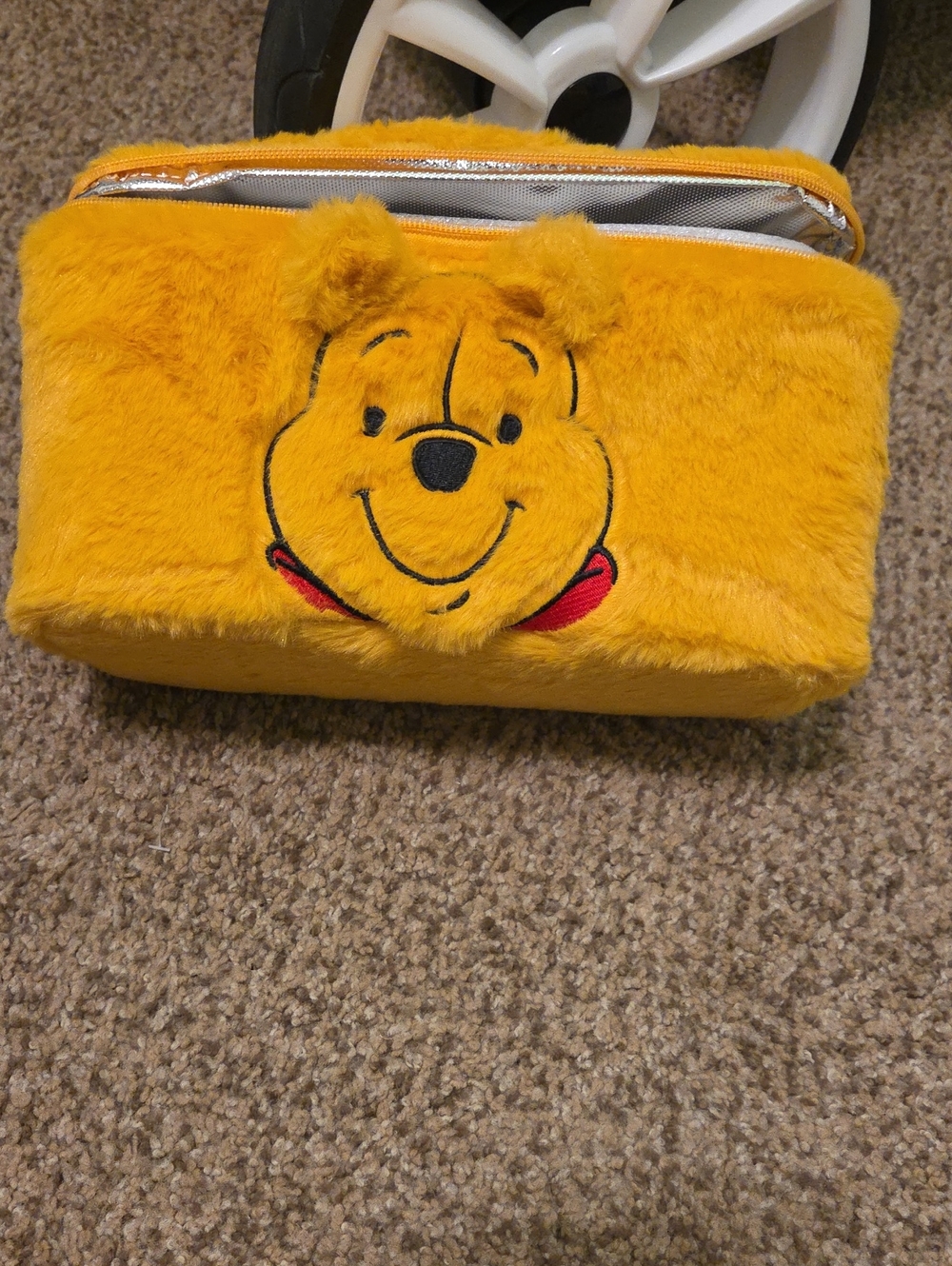 Disney Parks Winnie the Pooh Fuzzy Insulated Lunch Box - Picture 2 of 4
